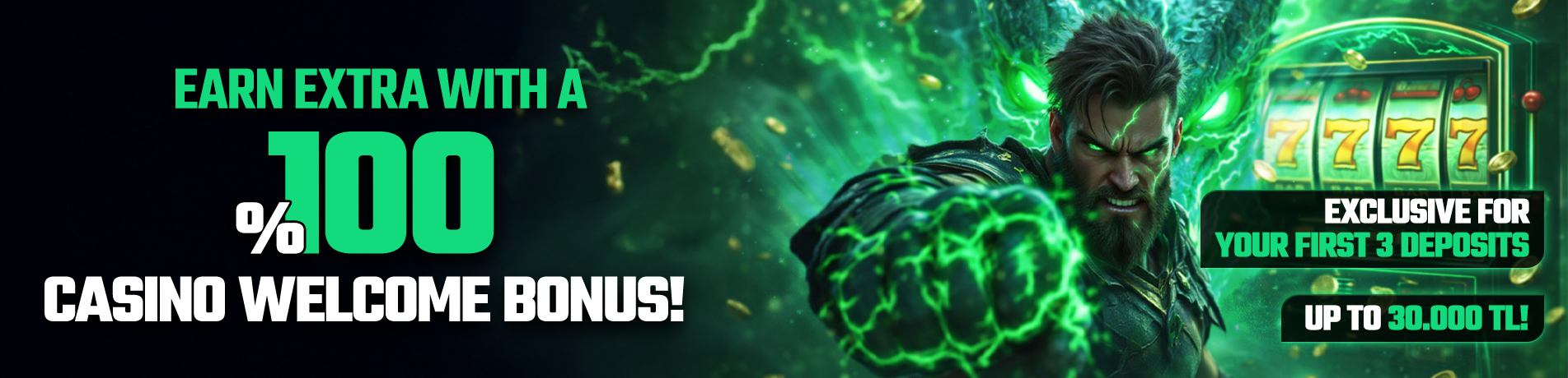 % 100 SLOT HOŞ GELDİN